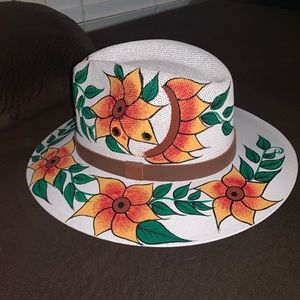 Hand painted hat